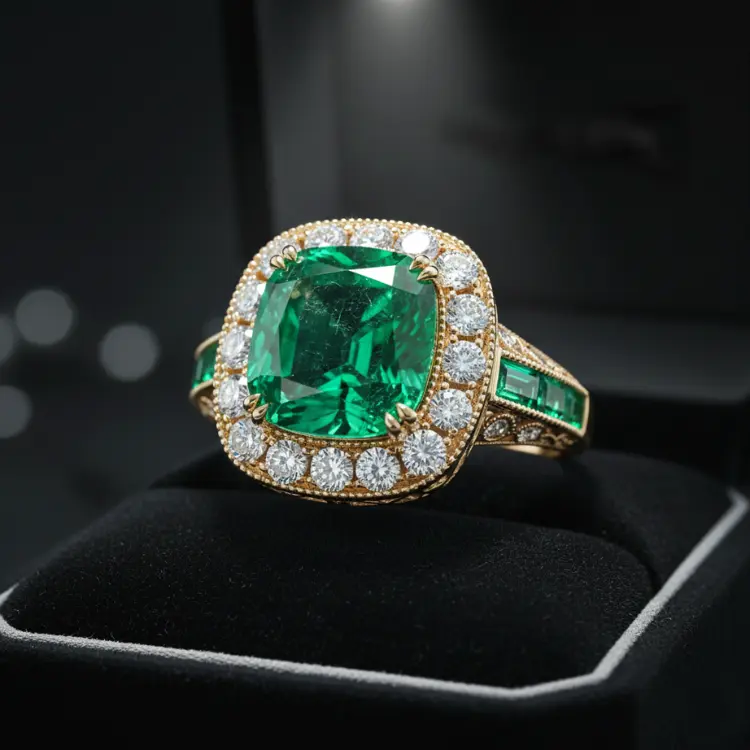 Anillo de Esmeralda Colombiana Simbolismo