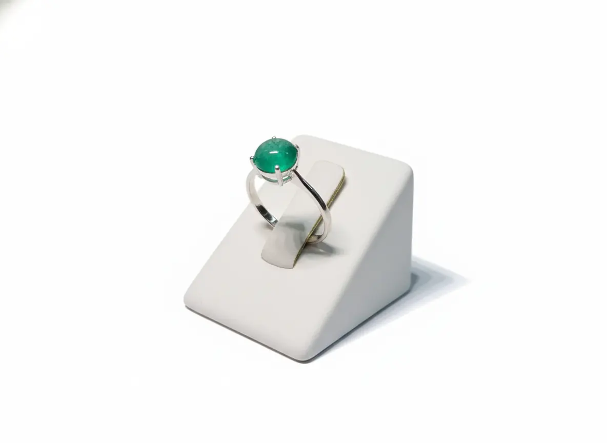 Anillo Cúspide Verde