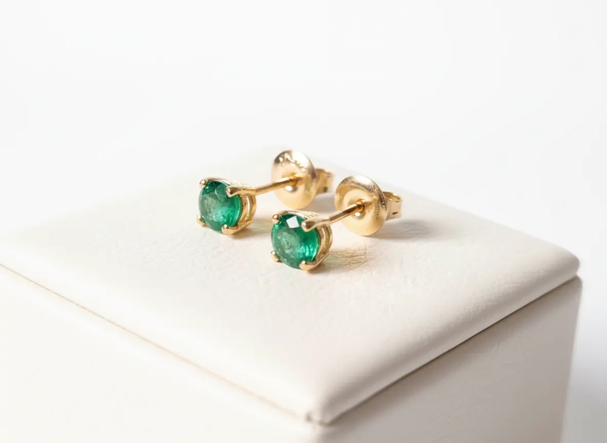 Topitos Solitarios Oro 18k